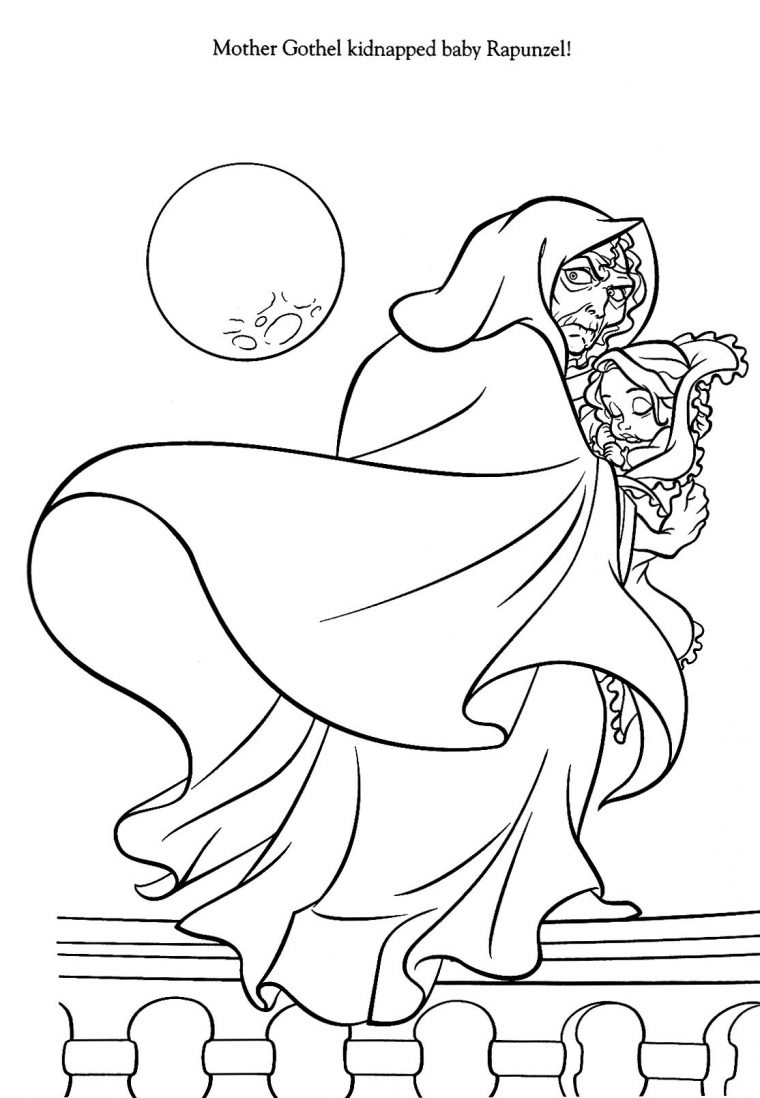 Coloriage Raiponce | Tangled Coloring Pages, Disney Coloring Pages concernant Dessin A Colorier Et A Imprimer Raiponce