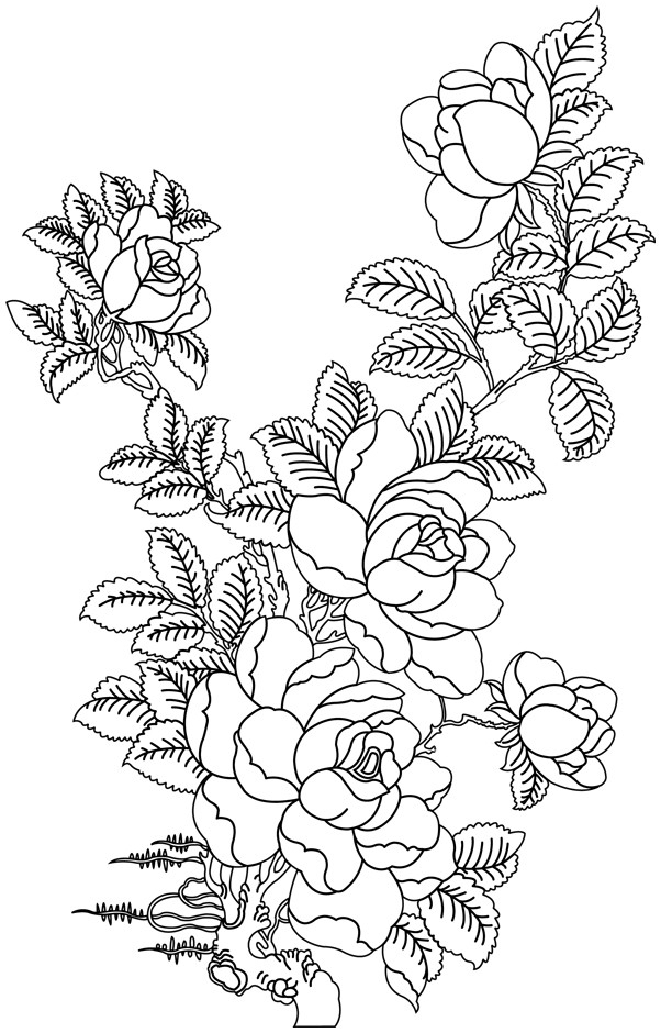 Coloriage Roses Mandala Dessin Gratuit À Imprimer destiné Dessin A Colorier Facile Rose Coloriage Roses Mandala Dessin Gratuit À Imprimer destiné Dessin A Colorier Facile Rose