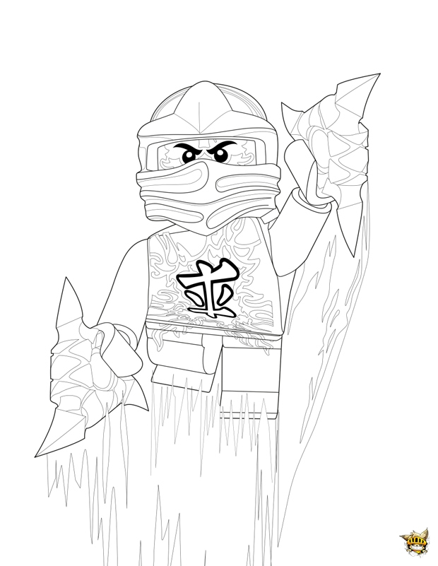 Coloriage Saut Ninjago Sur Ludinet.fr dedans Coloriage En Ligne Ninjago