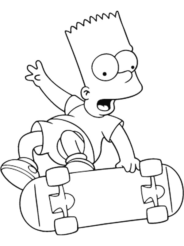 Coloriage Simpson Bart Skate Dessin Gratuit À Imprimer intérieur Dessin A Colorier Et Imprimer Simpsons Coloriage Simpson Bart Skate Dessin Gratuit À Imprimer intérieur Dessin A Colorier Et Imprimer Simpsons