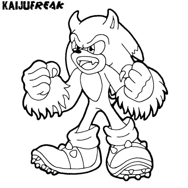 Coloriage Sonic #153861 (Jeux Vidéos) – Album De Coloriages dedans Dessin A Colorier A Imprimer Sonic