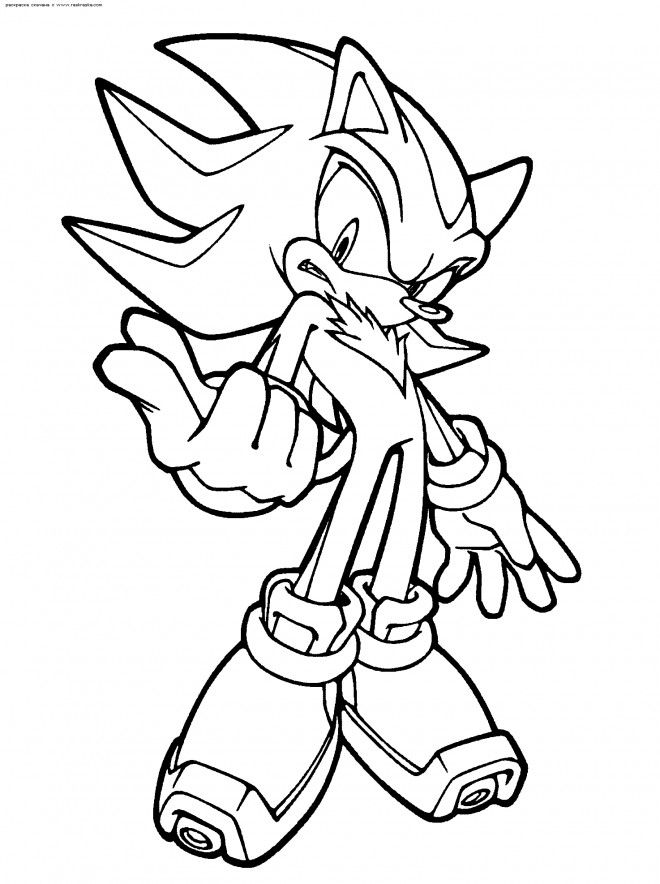 Coloriage Sonic Shadow En Ligne Dessin Gratuit À Imprimer concernant Dessin A Colorier A Imprimer Sonic