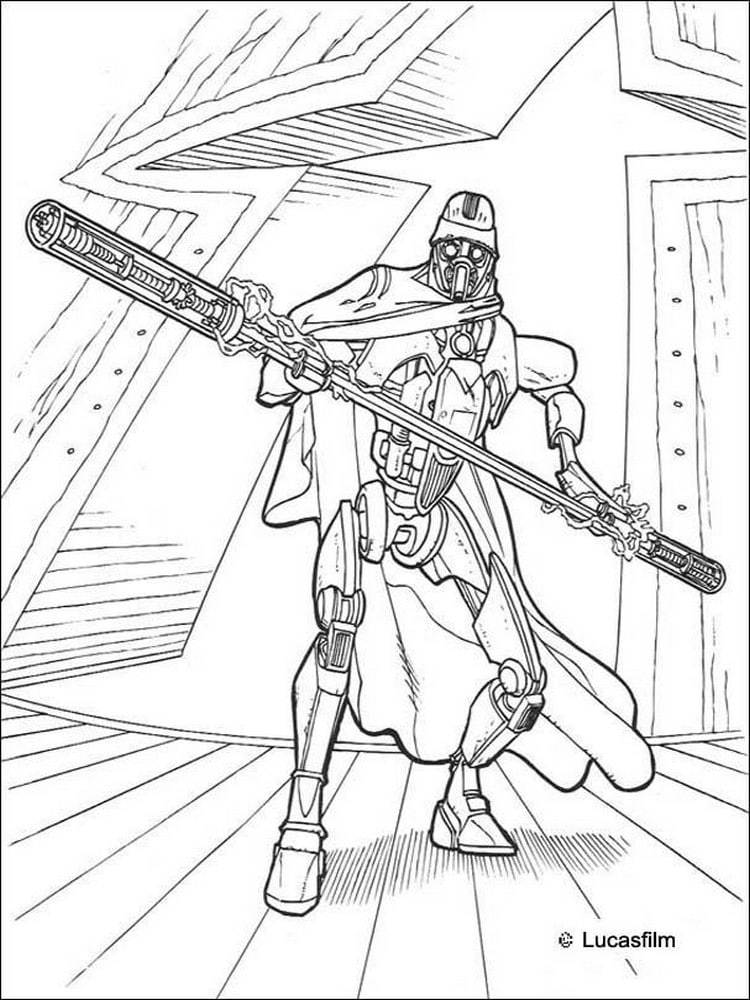 Coloriage Star Wars : 40 Dessins À Imprimer pour Dessin A Colorier A Imprimer Star Wars