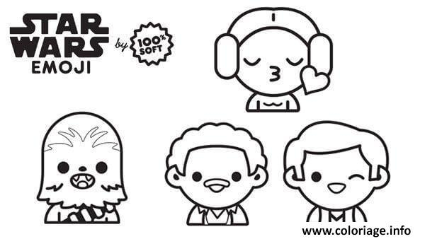 Coloriage Star Wars Emoji Personnages Dessin Emoji À Imprimer à Coloriage Animaux 974