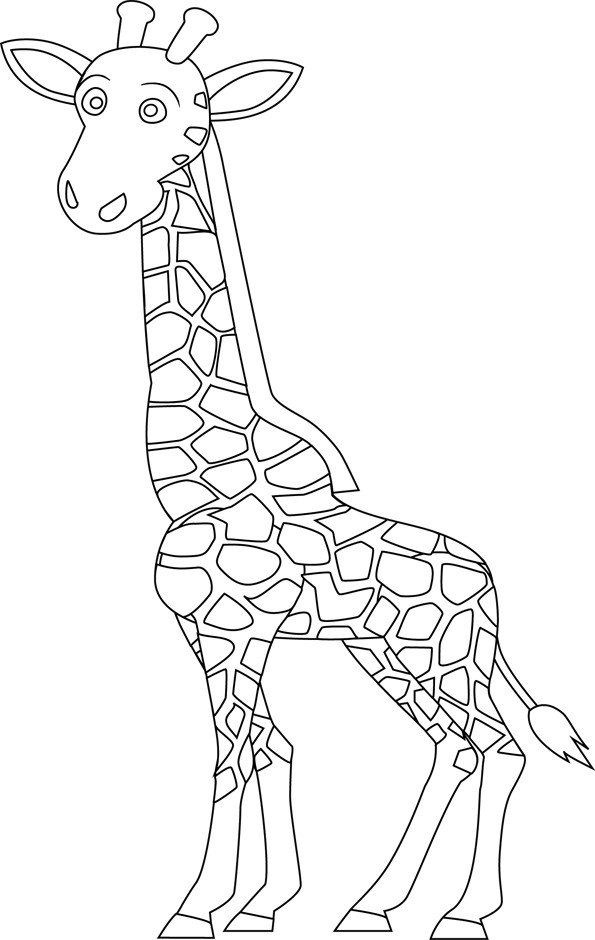 Coloriage Une Girafe Facile À Colorier Dessin Gratuit À Imprimer à Coloriage Animaux Gratuit Maternelle Coloriage Une Girafe Facile À Colorier Dessin Gratuit À Imprimer à Coloriage Animaux Gratuit Maternelle