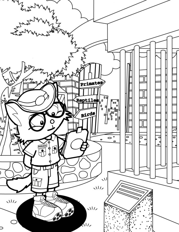 Coloriage Zoo #12852 (Animaux) – Album De Coloriages avec Coloriage Gratuit Animaux Du Zoo