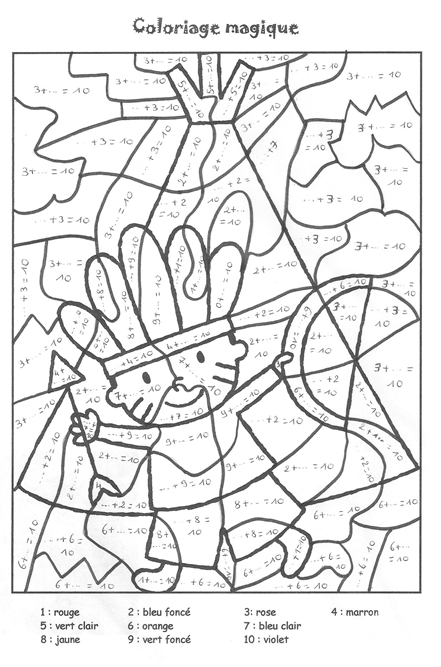 Coloriage204: Coloriage Magique Soustraction Ce1 tout Ce1 Coloriage Magique Maths