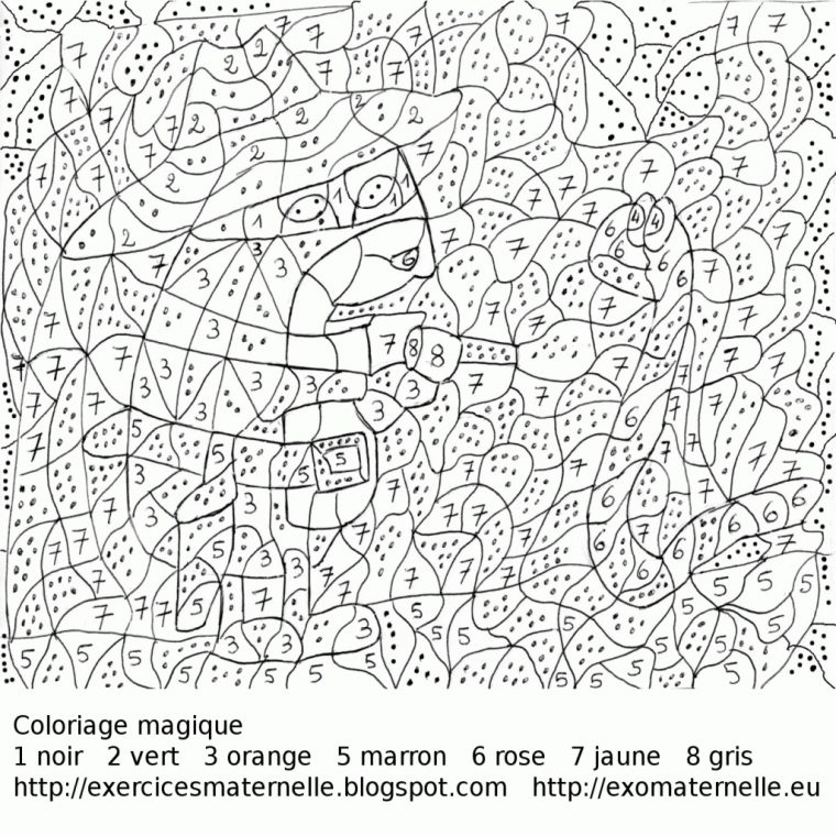 Coloriages À Imprimer : Coloriages Magiques, Numéro : 1C3F5549 concernant Coloriage Magique Difficile