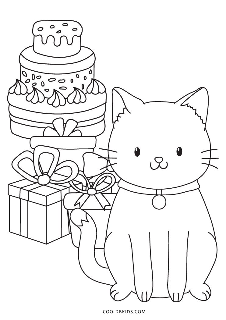 Coloriages – Chat – Coloriages Gratuits À Imprimer intérieur Chat A Imprimer Gratuit