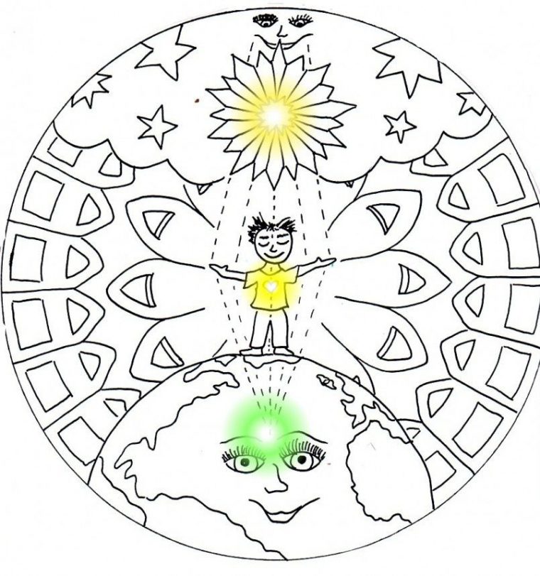 Coloriages D'Été – Le Blog De Jackie dedans Coloriage Mandala Juin