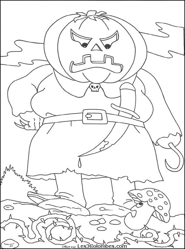 Coloriages Halloween 059 – Coloriage En Ligne Gratuit Pour Enfant pour Coloriage En Ligne Cours Gratuit