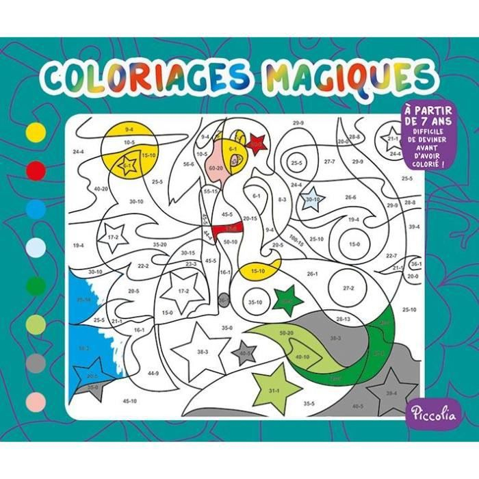Coloriages Magiques, La Sirène – Achat / Vente Livre Sophie Marie serapportantà Coloriage Magique Quantité