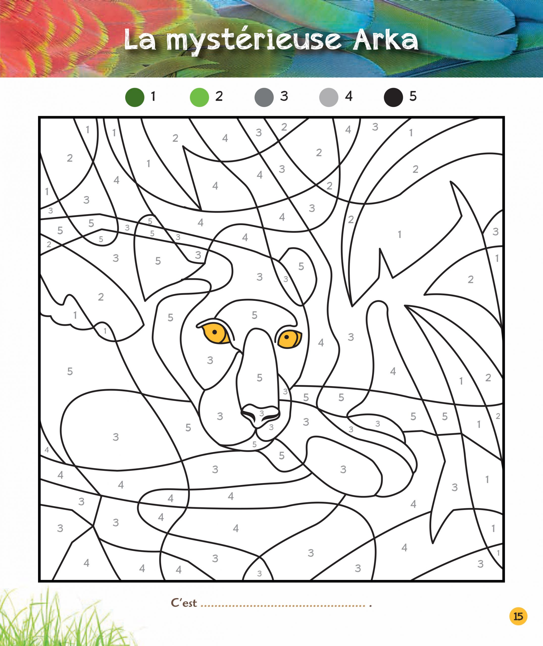 Coloriages Magiques Une Saison Au Zoo, Spécial Jungle | Editions Larousse destiné Coloriage Animaux Ëtre