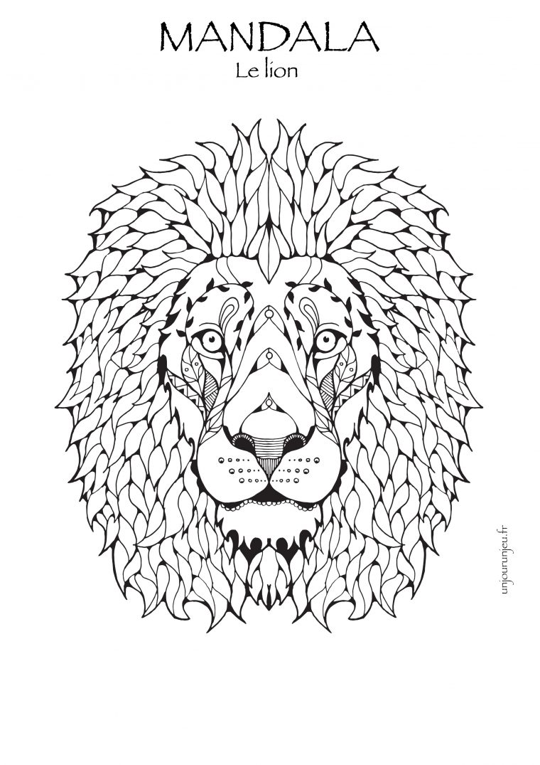 Coloriages Mandalas Animaux À Télécharger, Pour Enfants Et Adultes – Un dedans Coloriage Animaux Gratuits Imprimer