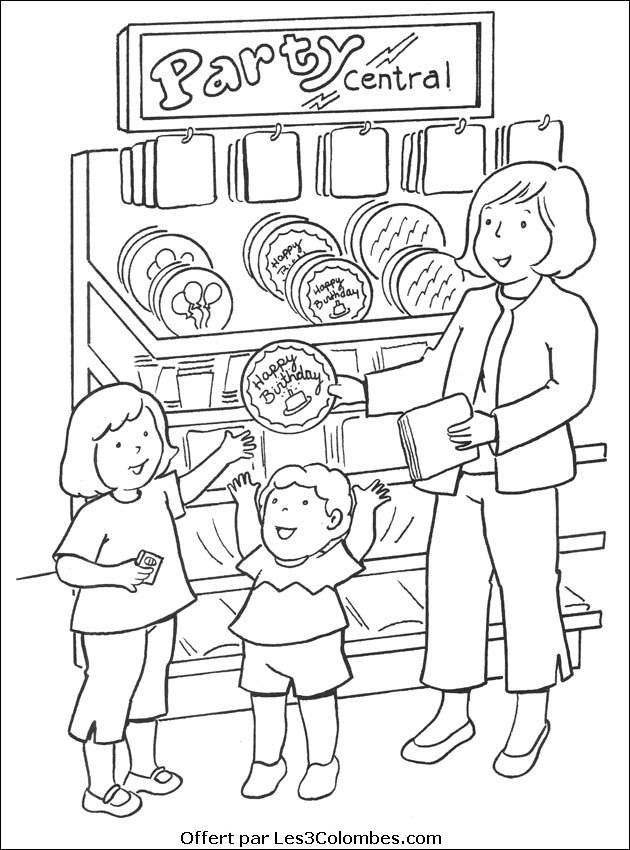 Coloriages-Supermarche-20 - Coloriage En Ligne Gratuit Pour Enfant concernant Coloriage En Ligne Nourriture