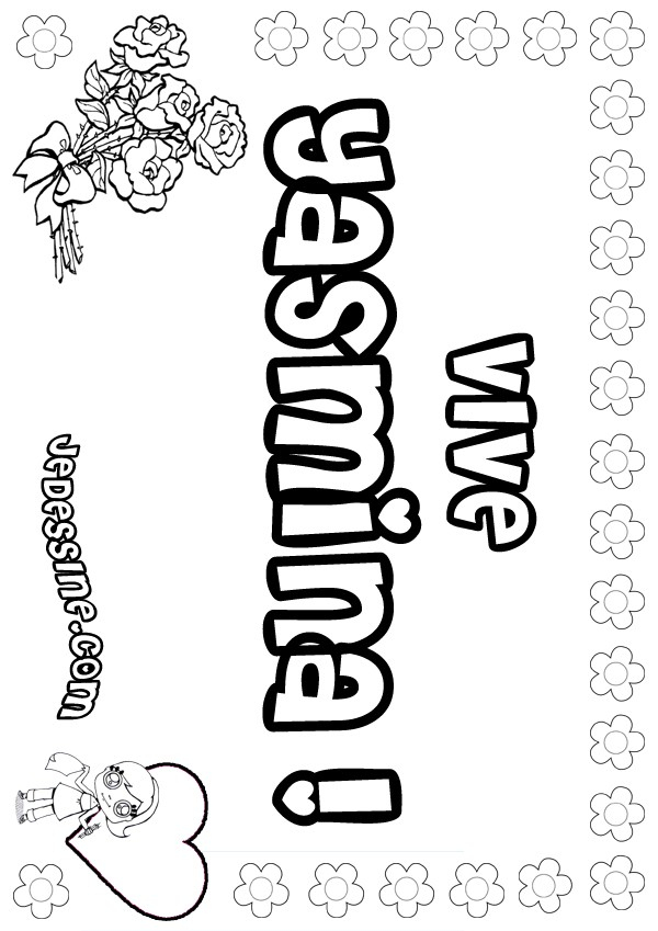 Coloriages Yasmina – Fr.hellokids dedans Application Coloriage En Ligne Gratuit