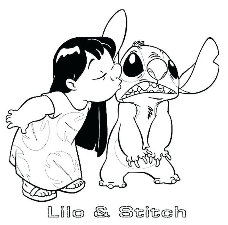 Cute Lilo And Stitch Coloring Pages Printable | Drivecolor serapportantà Disneycom Lilo And Stitch Coloring Pages