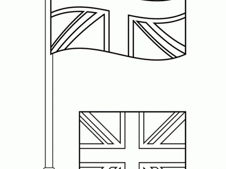 Dessin Anglais A Imprimer En Couleur tout Drapeaux Anglais A Colorier
