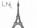Dessin De La Tour Eiffel Colorie Par Lomanlou Le 25 De Août De 2015 À tout Dessin A Colorier Facile Tour Eiffel