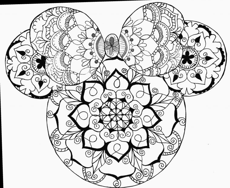 Dessin Mandala Disney à Coloriage Mandala Juin