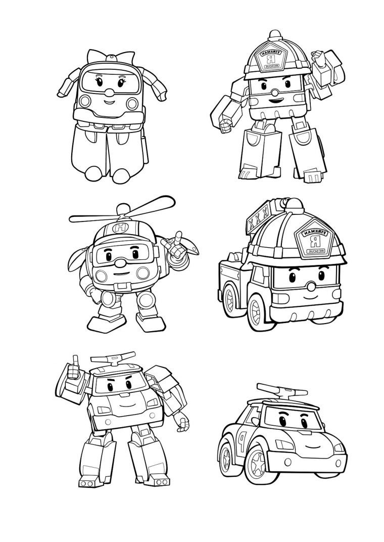 Dessin Manga: Dessin Anime Robot Car Police à Dessin De Robot A Colorier Et A Imprimer
