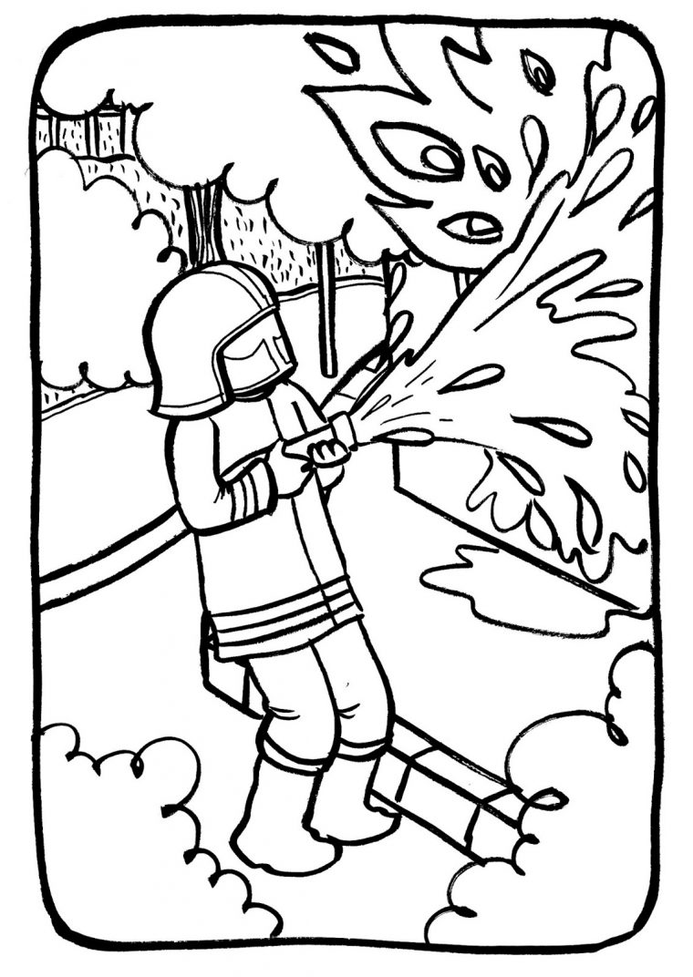 Dessin Pompier À Colorier dedans Dessin A Colorier A Imprimer Sam Le Pompier