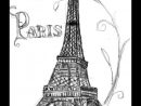 Eiffel Tower Drawing | Eiffel Tower Drawing, Eiffel Tower Art, Paris tout Dessin A Colorier Facile Tour Eiffel