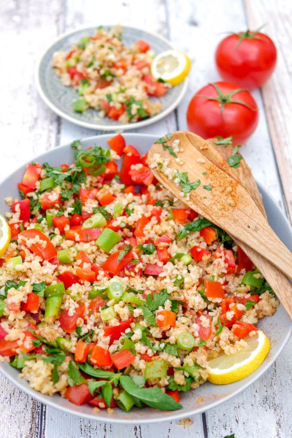 Einfaches Bulgursalat Rezept Zum Grillen – Gaumenfreundin | Rezept avec Gaumenfreundin