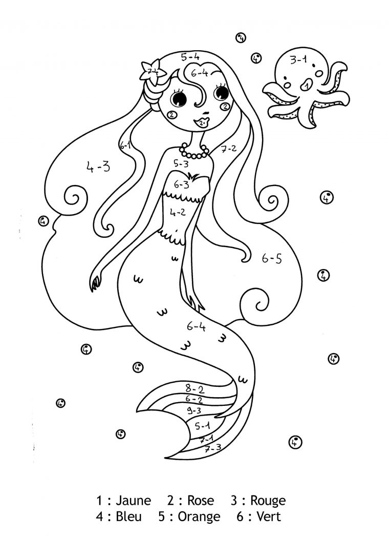 Épinglé Sur Livre De Coloriage serapportantà Dessin A Colorier Facile Sirene