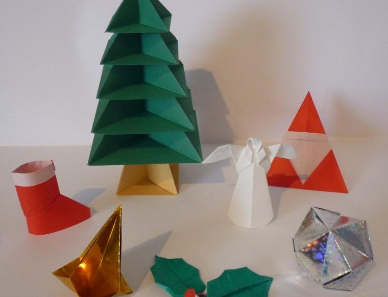 F. Ziegler : Origami À Nancy Et Autres Billevesées: Pliages De Noël concernant Sapin De Noa«L Pliage Papier