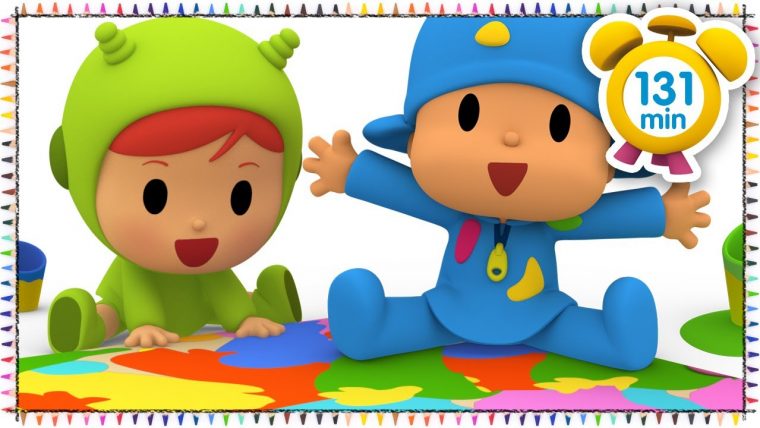 🖌 Pocoyo Français - Apprendre À Peindre [ 131 Min ] | Dessin Animé Pour intérieur Dessin Animac Pour Enfants Surfvague