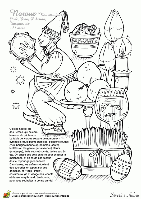 Fete Du Printemps Norouz, Page 10 Sur 13 Sur Hugolescargot intérieur Hugo L'Escargot Bricolage Paques