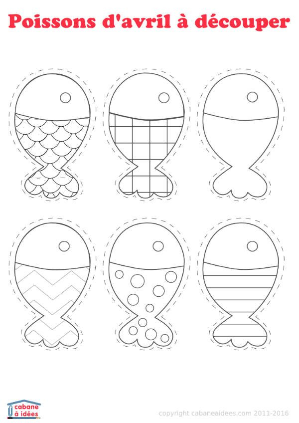 Fiches Et Pdf À Télécharger | Poisson D'Avril À Colorier, Activité à Coloriage Maternelle Pdf 7 À Imprimer