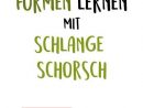 Formen Lernen Mit Schlange Schorsch (Lerngeschichte &amp; Printable concernant Lerngeschichte Vorlage Zum Ausdrucken