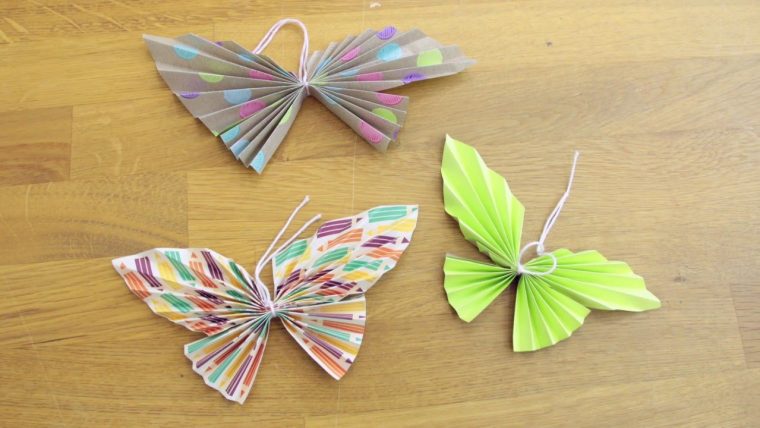 Frühlings-Deko Selber Machen – Schmetterlinge Diy | Schön-Einpacken pour Basteln Mit Papier Frauhling