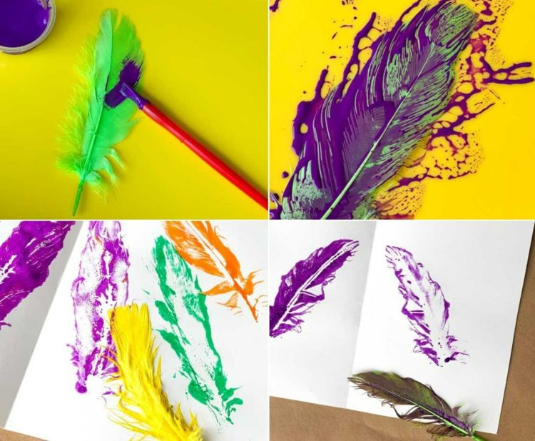 Frühlingsbilder Malen Mit Kindern - 20 Ideen &amp; Techniken | Frühling concernant Malen Mit Wasserfarben Bilder