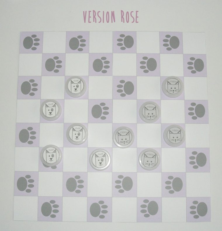 Gabulle In Wonderland: Diy Du Mercredi : Jeu De Dames Chiens Et Chats tout Dessins De Damier Imprimables Gabulle In Wonderland: Diy Du Mercredi : Jeu De Dames Chiens Et Chats tout Dessins De Damier Imprimables