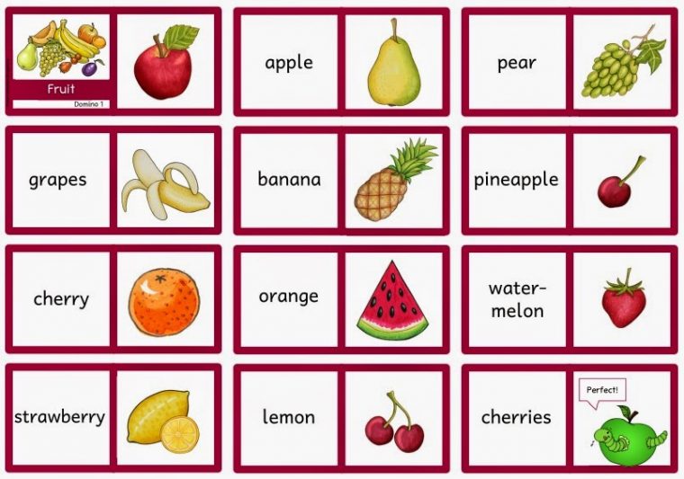 Ideenreise – Blog | Dominos „Fruit" dedans Obst Und Gemause Grundschule Ideenreise