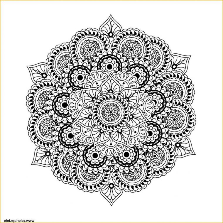 Image De Mandala A Colorier – Free To Print pour Coloriage Mandala Juin