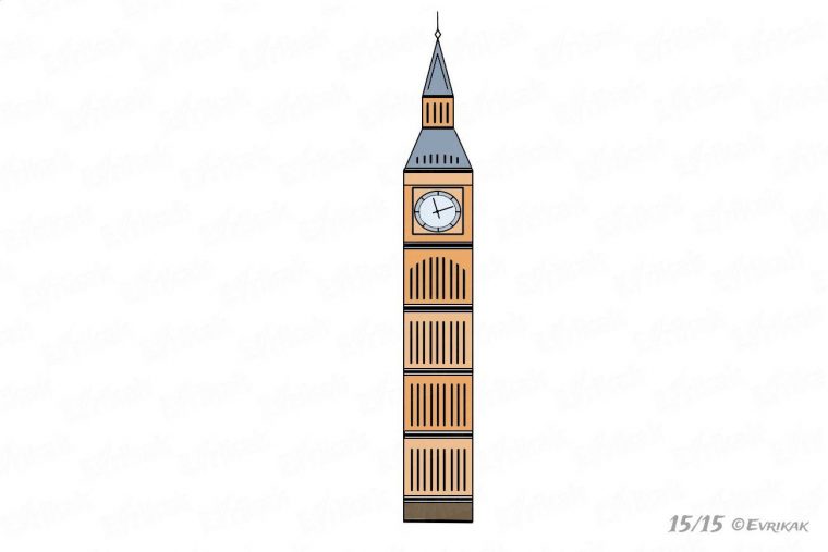 Inspiration Coloriage Big Ben A Imprimer | Haut Coloriage Hd-Images Et avec Big Ben Dessin Page De Garde En Couleur