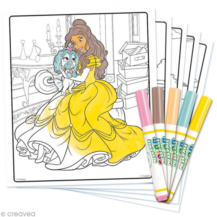 Kit Coloriage Magique Royaume Des Animaux – Disney Princess – Crayola tout Coloriage Magique Princesse