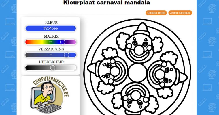 Kleurplaat Carnaval Mandala dedans Coloriage Maternelle Pdf 6E