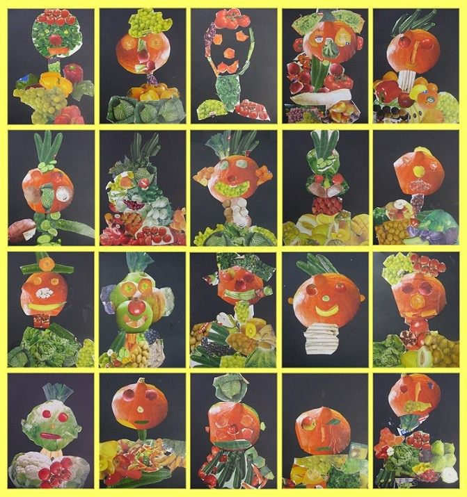 Kunstunterricht 2014 / 2015 | Art Lessons, Halloween Art Lessons, Art serapportantà Obst Und Gemause Grundschule Ideenreise