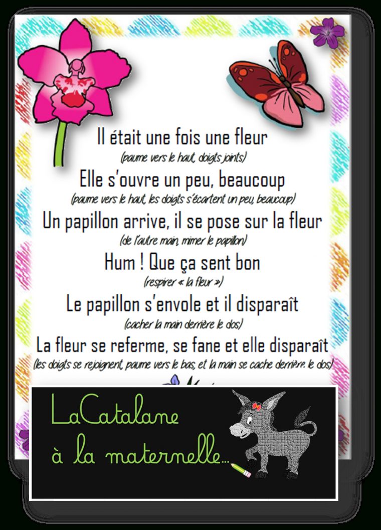 Lacatalane À La Maternelle: Comptines Du Printemps destiné Comptine Mon A¢Ne Mon A¢Ne
