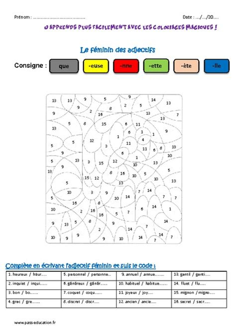 Le Pluriel Des Noms Et Des Adjectifs Exercices Pdf | Le Pluriel Des serapportantà Coloriage Magique 6Ème Pdf Le Pluriel Des Noms Et Des Adjectifs Exercices Pdf | Le Pluriel Des serapportantà Coloriage Magique 6Ème Pdf