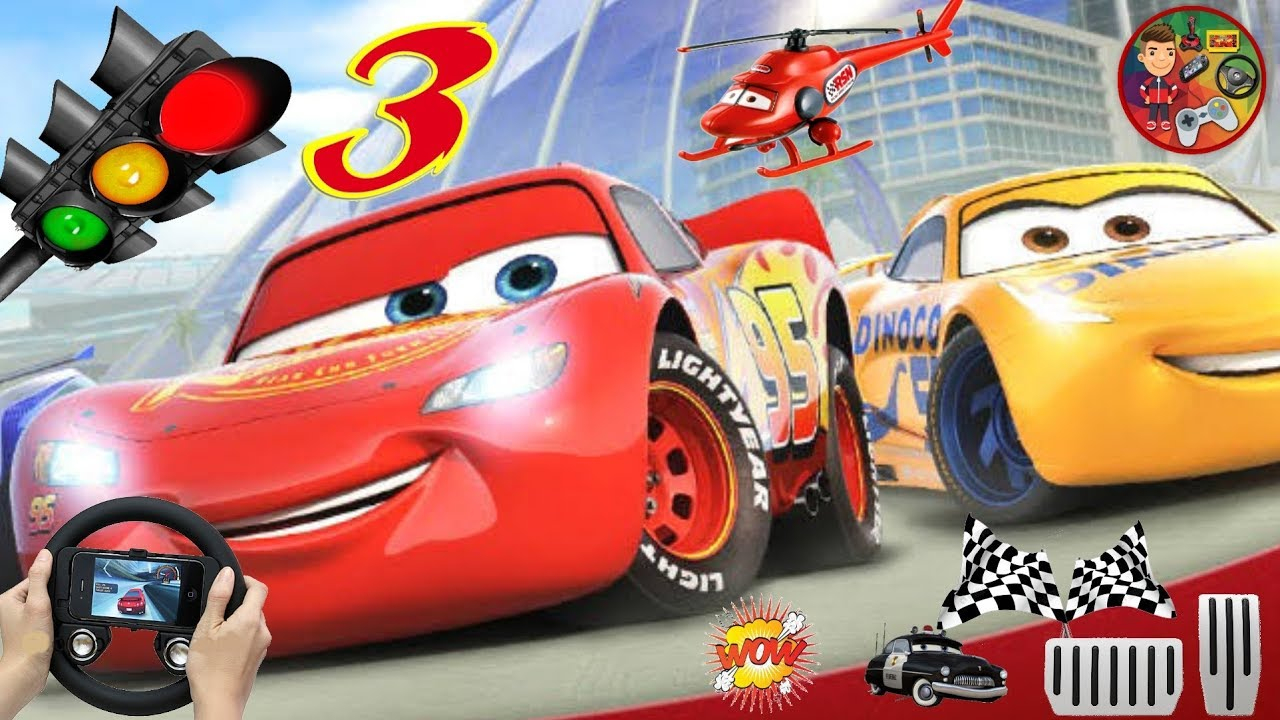Lightning Mcqueen Cars Şimşek Arabalar Oyunu / Cars Toys / Voitures pour Flash Mcqueen Dessin Animac Frana§Ais