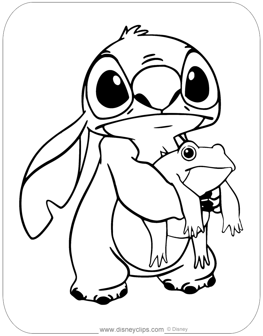 Lilo And Stitch Coloring Pages | Disneyclips dedans Disneycom Lilo And Stitch Coloring Pages
