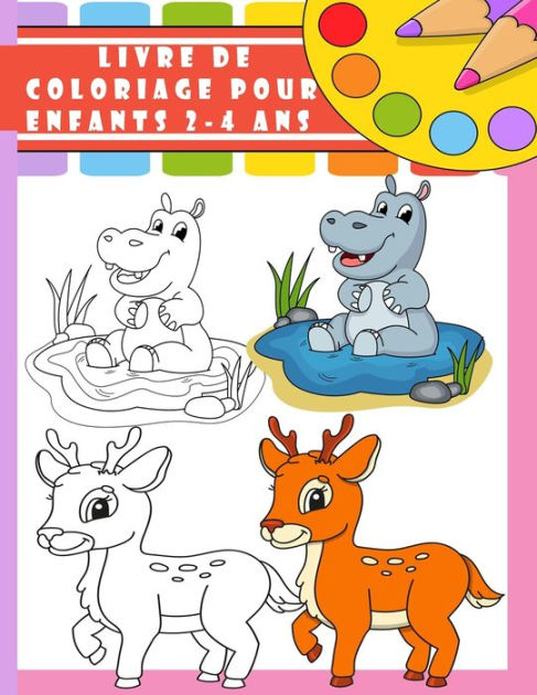 Livre De Coloriage Pour Enfants 2-4 Ans: Livre De Coloriage Pour Les intérieur Coloriage Animaux Pour 3 Ans