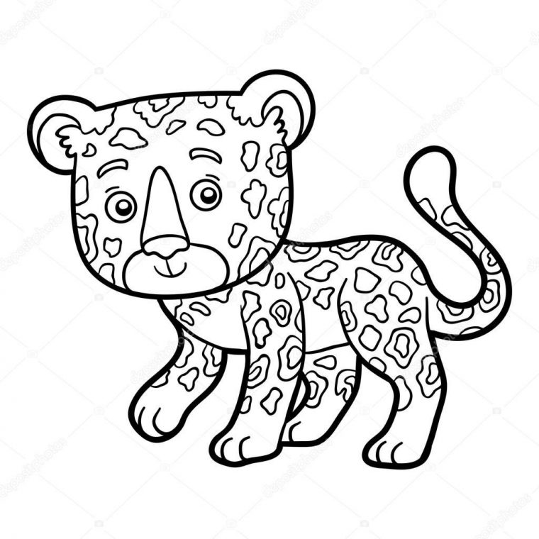 Livre De Coloriage Pour Les Enfants, Jaguar tout Coloriage Mandala Jaguar