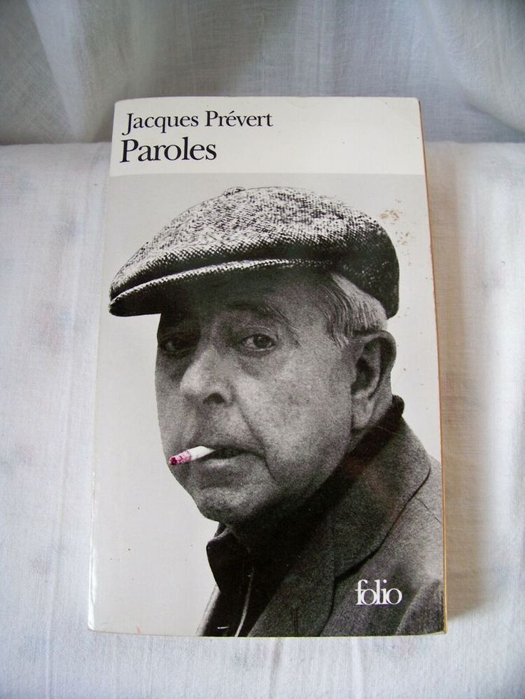 Livre – Jacques Prevert – Paroles – Folio Ref/Bib | Ebay avec Jacque Prevert